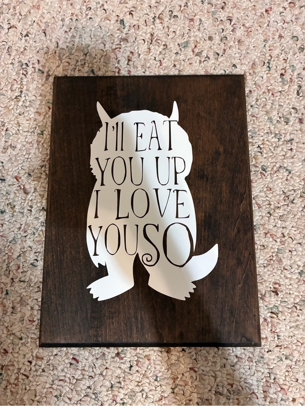 Where the wild things are Wooden decor